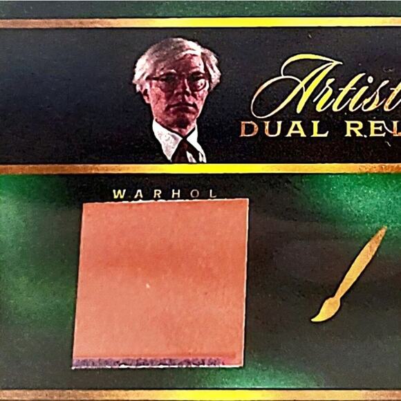 Authentic Andy Warhol and Salvador Dali Pieces of Art Relics POTP - Picture 3 of 5
